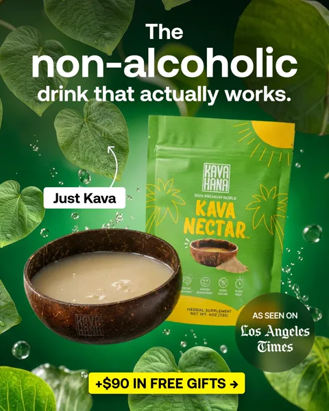 Kavahana static ad: the non-alcoholic drink that actually works